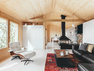 Casa estudio de madera, dom arquitectura dom arquitectura