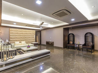 Kabra House, Spaces and Design Spaces and Design Modern living room
