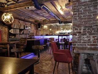 BAR CONSCIENCE in Russia, ALLARTSDESIGN ALLARTSDESIGN Comedores de estilo industrial Madera Acabado en madera