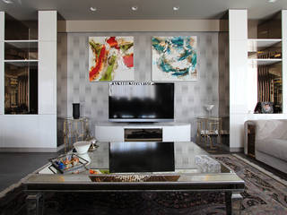 Living Room Renovation, Orkun Indere Interiors Orkun Indere Interiors Livings de estilo moderno Vidrio