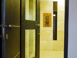 Subtle Harmony, Sneha Samtani I Interior Design. Sneha Samtani I Interior Design. Corredores, halls e escadas modernos