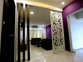 Banjara Hills Apartment, Saloni Narayankar Interiors Saloni Narayankar Interiors Modern Living Room