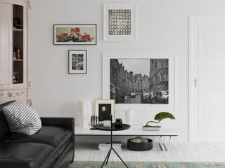 Sala Blanco & Negro, BOOX BOOX Scandinavian style living room White