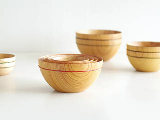 Wooden Tableware - ISUKE, miyake design miyake design Modern kitchen