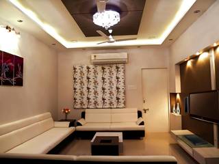 Dr. Mahesh Dama - 3 BHK Pent-house Interior, ZEAL Arch Designs ZEAL Arch Designs Salas modernas