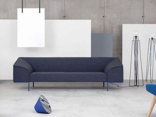 Prostoria Seam Sofa, Livarea Livarea Modern Living Room Wool Blue