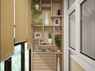 homify Terrace Bamboo Green