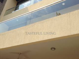 Residential project, Tasteful living Tasteful living Modern balcony, veranda & terrace