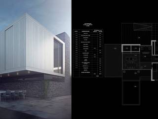 Проект дома в стиле хай тек, Way-Project Architecture & Design Way-Project Architecture & Design Casas minimalistas