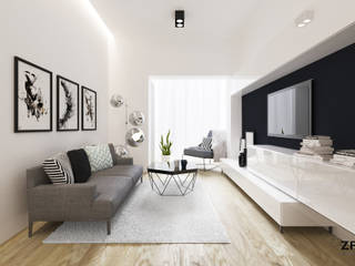 Alsemberg, ZR-architects ZR-architects Modern living room