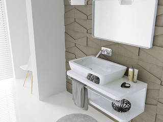 HI-DDEN - Lavatório de pousar, Melissa vilar Melissa vilar Ванная комната в стиле модерн Керамика