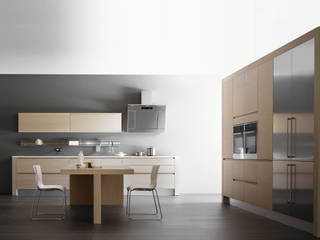 Diseño de Cocina Métrica, ARCE FLORIDA LLC ARCE FLORIDA LLC Nhà bếp phong cách hiện đại Gỗ Wood effect