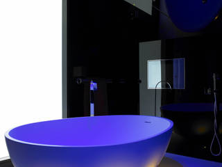 Bathroom design, Quirke McNamara Quirke McNamara ミニマルスタイルの お風呂・バスルーム 黒色