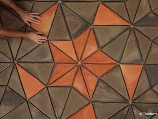Teselado de Penrose, todobarro todobarro Tường & sàn phong cách hiện đại gốm sứ