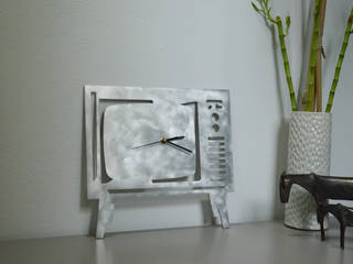 Orologio da parete Tv, R.Ely Design R.Ely Design Otros espacios Aluminio/Cinc