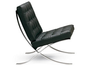 Mies Van Der Rohe, Tekno Furniture Srl Tekno Furniture Srl Гостиная в стиле модерн Кожа Серый