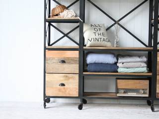 I/W Book Shelf - KR148-14, 올오브더빈티지 (all of the vintage) 올오브더빈티지 (all of the vintage) Industrial style living room