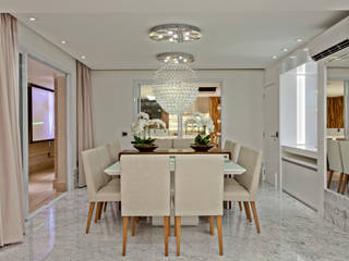 Apartamento Palazzo, Designer de Interiores e Paisagista Iara Kílaris Designer de Interiores e Paisagista Iara Kílaris Dining room