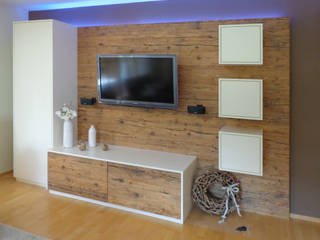 Wohnzimmereinrichtung, herpich & rudorf GmbH + Co. KG herpich & rudorf GmbH + Co. KG Modern Living Room Wood Wood effect