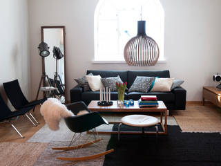 セクトデザイン, Octo 4240 ペンダント, ランピオナイオ ランピオナイオ Modern Living Room Wood Black Lighting