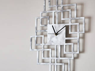 Orologio da parete Quadrettoni, R.Ely Design R.Ely Design Other spaces Aluminium/Zinc