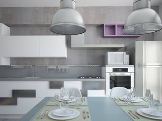 Ristrutturazione Appartamento Privato, Pardo Gaetano Architetto Pardo Gaetano Architetto Modern kitchen