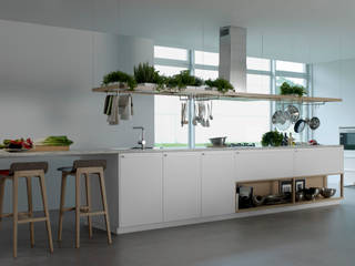 Green Kitchen, Abad Abad Modern style kitchen Wood Wood effect