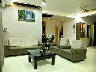 Chirag Shah Apartment, ZEAL Arch Designs ZEAL Arch Designs 모던스타일 거실