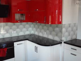 Panel szklany z nadrukiem UV GLAMOUR DIAMENT, Magic Style Sylwia Ziętara Magic Style Sylwia Ziętara Modern kitchen گلاس