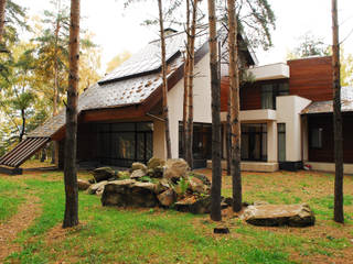 Загородный дом, Армен Мелконян Армен Мелконян Casas de estilo moderno