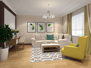 ЖК Крылов, TrioDesign TrioDesign Living room