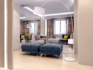 Студия , TrioDesign TrioDesign Living room