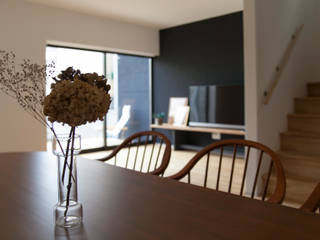 西陣の家, 村松英和デザイン 村松英和デザイン Eclectic style dining room