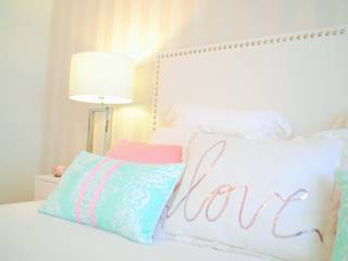 Suite Love - Decoração de Quarto, White Glam White Glam Спальня в стиле модерн