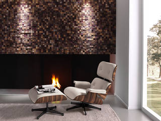 Holzpaneele Madera, Rimini Baustoffe GmbH Rimini Baustoffe GmbH Mediterranean style living room Wood