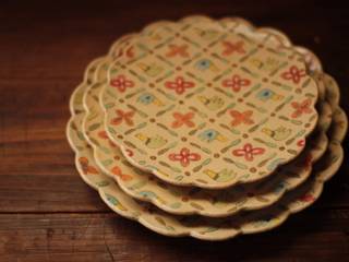 うつわ ～鳥と花～, Aya Masuyama Aya Masuyama Scandinavian style dining room Ceramic