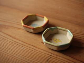 うつわ ～鳥と花～, Aya Masuyama Aya Masuyama Sala da pranzo in stile scandinavo Ceramica