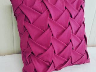 Coussin origami , Au Joli Coussin Au Joli Coussin 에클레틱 침실 면 빨강