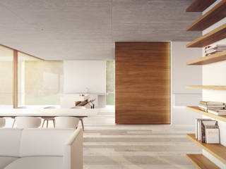 Casa en la Pinada, SALA VISCOM SALA VISCOM Modern kitchen Wood Wood effect