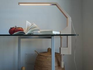 LAMP LED mod. VIDUN, Frigerio Paolo & C. Frigerio Paolo & C. Salas modernas Madera Acabado en madera