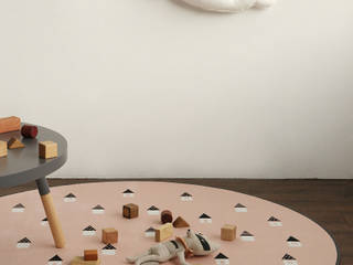 Round rug - 01 Dreaming, (주)이투컬렉션 (주)이투컬렉션 寝室テキスタイル