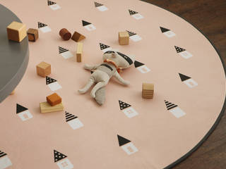 Round rug - 01 Dreaming, (주)이투컬렉션 (주)이투컬렉션 Phòng ngủ phong cách Bắc Âu
