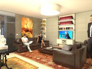 Living Room, Planet G Planet G Moderne Wohnzimmer