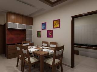 Pathare Residence , MAVERICK Architects MAVERICK Architects Modern Dining Room