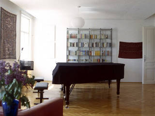 Klavierzimmer und Studio, Architekt Günter Hainzl Architekt Günter Hainzl モダンデザインの 書斎
