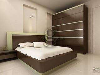 Bedroom Interiors, Vaghela interiors Vaghela interiors Bedroom