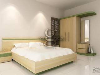 Bedroom Interiors, Vaghela interiors Vaghela interiors Bedroom