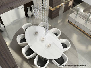 INVENTIVE INTERIORS - Dom z widokiem, Inventive Interiors Inventive Interiors Modern dining room