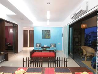 A SHOW APARTMENT, Archana Shah & Associates Archana Shah & Associates Moderne Wohnzimmer