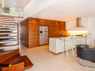Casa Palmeral, FR ARQUITECTURA S.A.S. FR ARQUITECTURA S.A.S. Modern style kitchen Wood Wood effect